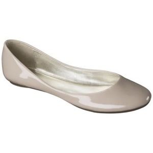 XHILARATION NUDE SHAE BALLET FLATS